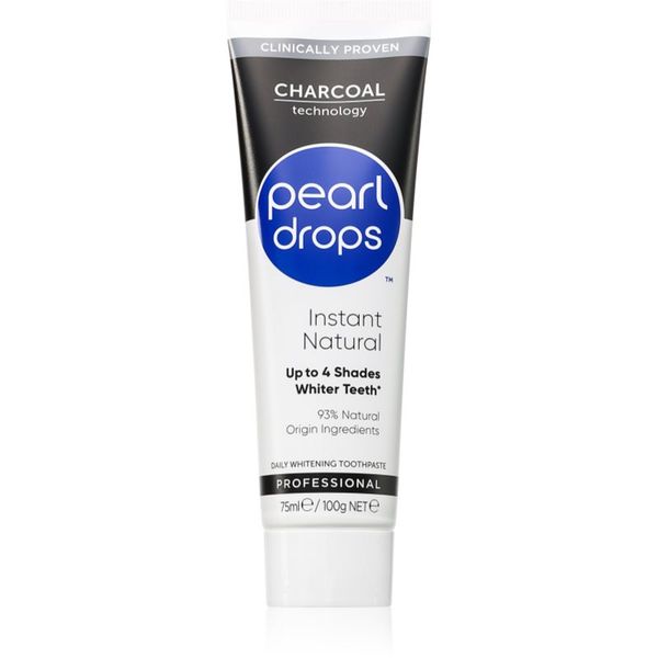 Pearl Drops Pearl Drops Instant Natural Black pasta za izbjeljivanje zuba 75 ml