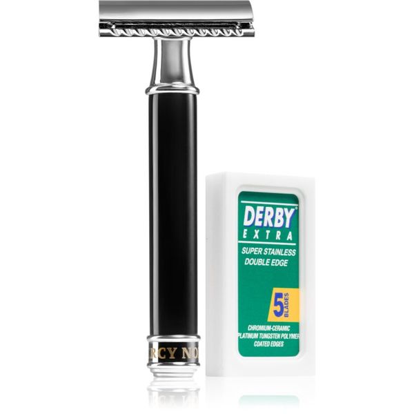Percy Nobleman Percy Nobleman Safety Razor tradicionalni brijač + britvice 5 kom 1 kom