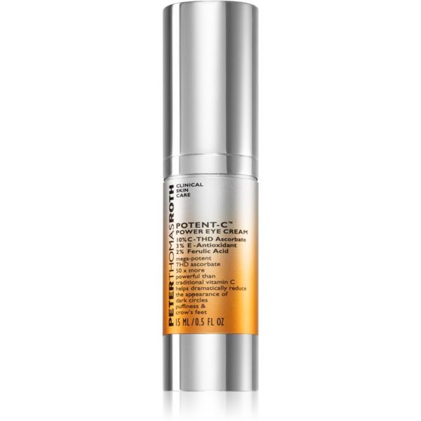 Peter Thomas Roth Peter Thomas Roth Potent-C Power Eye Cream hidratantna krema za područje oko očiju protiv oticanja i tamnih krugova 15 ml