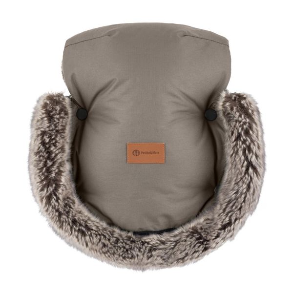 Petite&Mars Petite&Mars Furry Mocha Mousse rukavice za dječja kolica 1 par