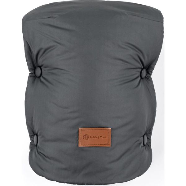 Petite&Mars Petite&Mars Jasie Charcoal Grey rukavice za dječja kolica 1 kom