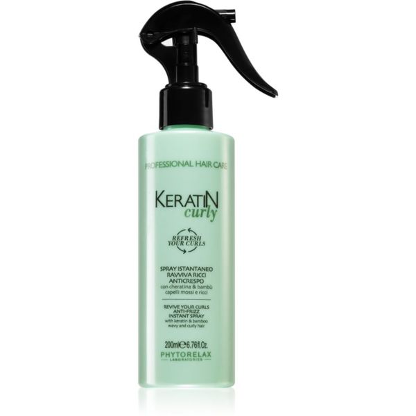 Phytorelax Laboratories Phytorelax Laboratories Keratin Curly anti-frizzy sprej za valovitu i kovrčavu kosu 200 ml