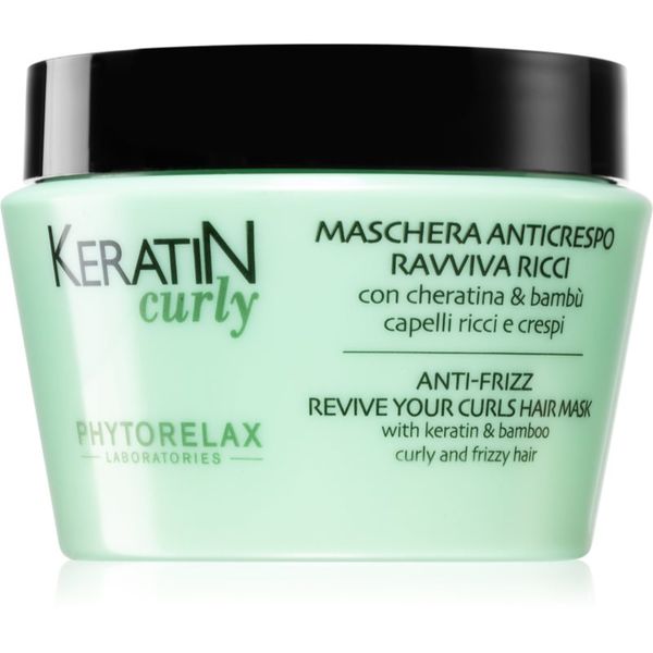 Phytorelax Laboratories Phytorelax Laboratories Keratin Curly maska za neukrotivu i kovrčavu kosu anti-frizzy 250 ml