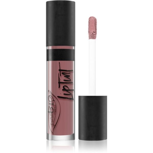 puroBIO Cosmetics puroBIO Cosmetics Lip Tint tekući ruž za usne s mat finišom nijansa 04 Cold Pink 4,8 ml