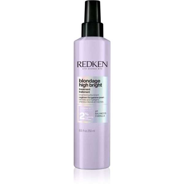 Redken Redken Blondage High Bright posvjetljujuća njega za posvijetljenu ili kosu s pramenovima 250 ml