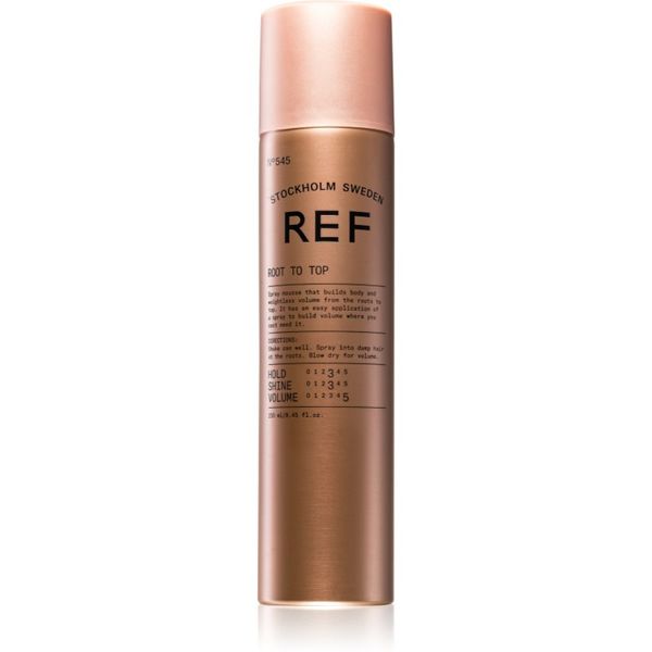 REF REF Styling pjena za volumen od korijena za prirodno učvršćivanje i sjaj kose 250 ml