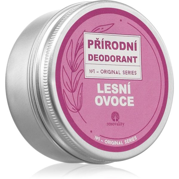 Renovality Renovality Original Series Natural Deodorant čvrsti dezodorans s mirisom Forest Fruits 50 ml