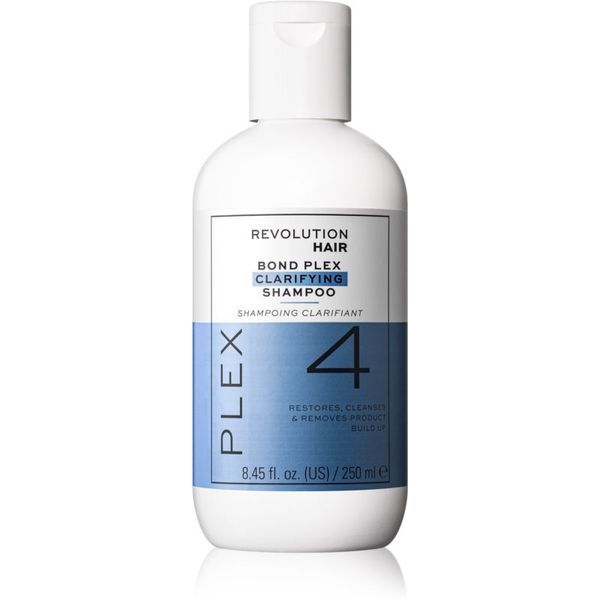 Revolution Haircare Revolution Haircare Plex Restore No.4 Bond Clarifying Shampoo šampon za dubinsko čišćenje za suhu i oštećenu kosu 250 ml