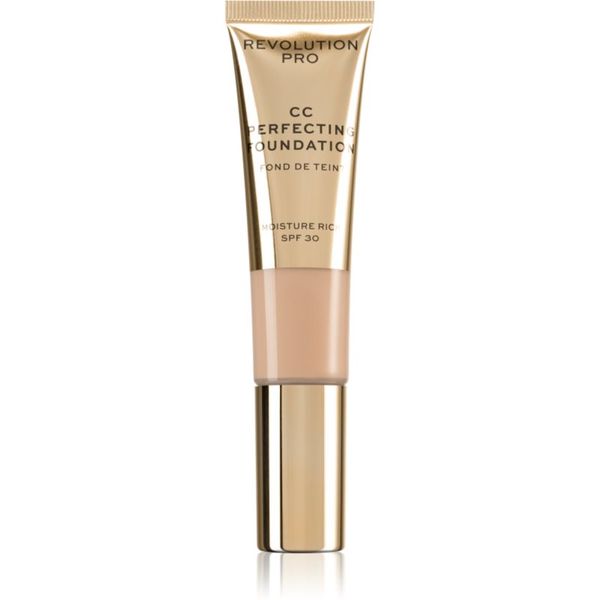 Revolution PRO Revolution PRO CC Perfecting hidratantni puder s učinkom zaglađivanja SPF 30 nijansa F1 26 ml