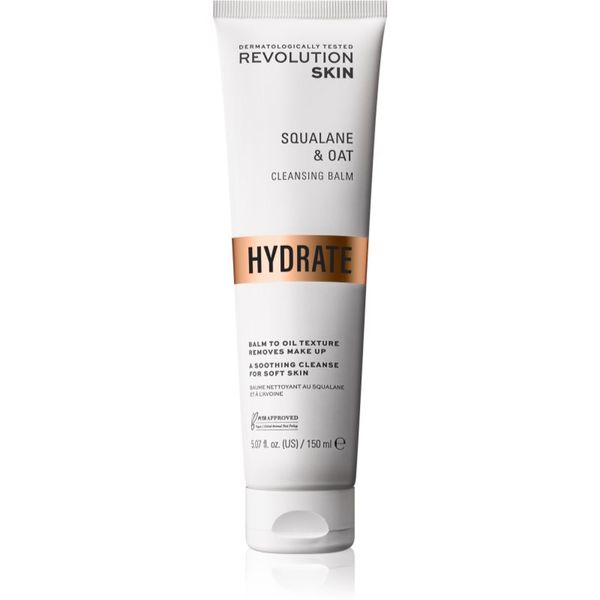 Revolution Skincare Revolution Skincare Hydrate Squalane & Oat balzam za skidanje šminke i čišćenje 150 ml