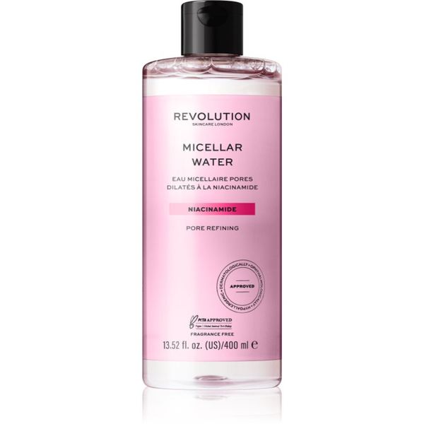 Revolution Skincare Revolution Skincare Niacinamide Pore Refining nježna micelarna voda za osjetljivu kožu lica 400 ml