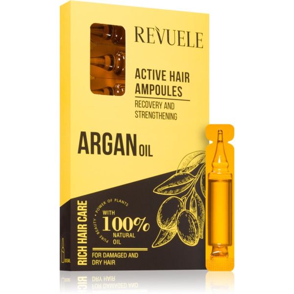 Revuele Revuele Argan Oil Active Hair Ampoules ampule za suhu i oštećenu kosu 8x5 ml