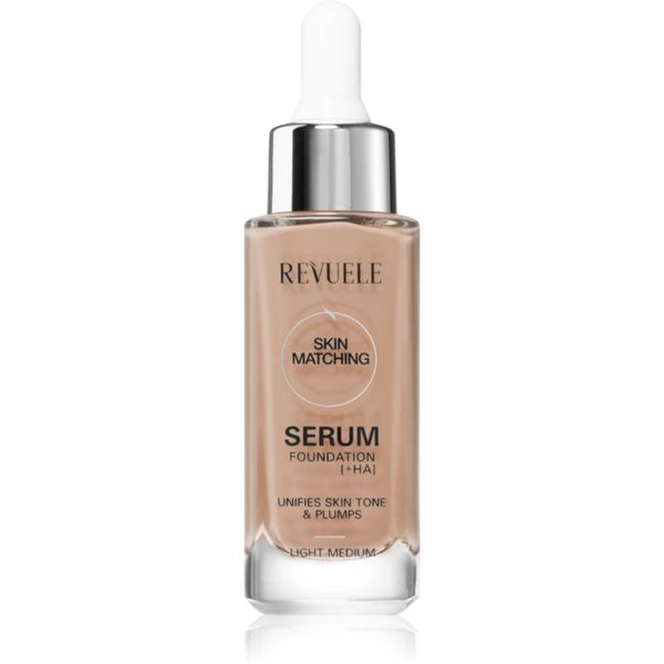 Revuele Revuele Serum Foundation [+HA] hidratantni puder za ujednačavanje tena lica nijansa Light-Medium 30 ml