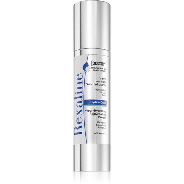 Rexaline Rexaline 3D Hydra-Dose krema za hidrataciju i zaglađivanje lica  za normalnu i suhu kožu 50 ml