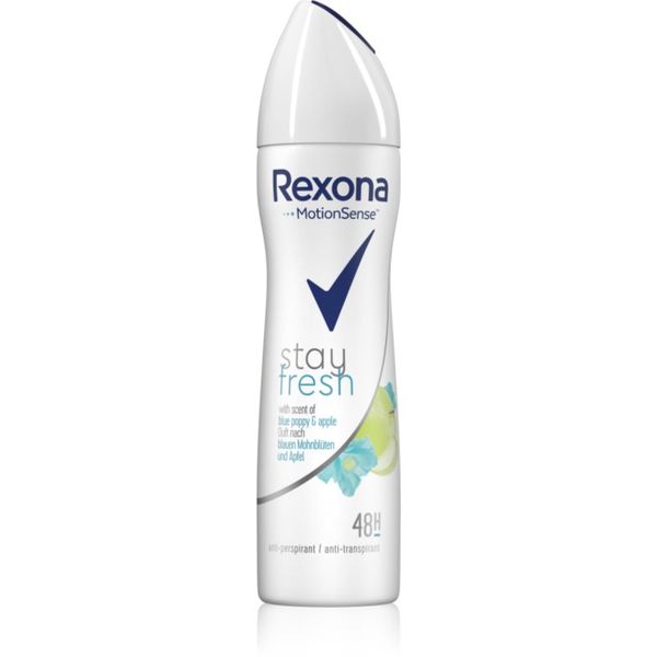 Rexona Rexona Stay Fresh Blue Poppy & Apple antiperspirant u spreju 48h 150 ml