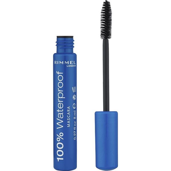 Rimmel Rimmel 100 % Waterproof vodootporna maskara nijansa 001 Black Black 8 ml