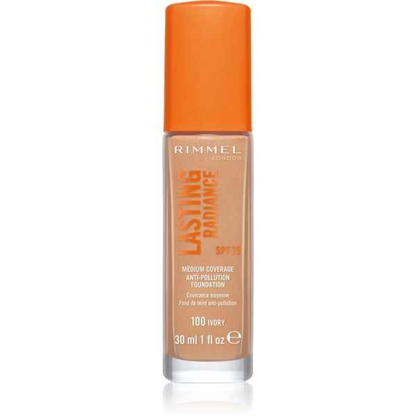 Rimmel Rimmel Lasting Radiance posvjetljujući puder SPF 25 nijansa 100 Ivory 30 ml
