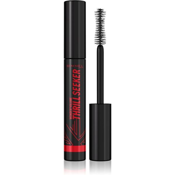 Rimmel Rimmel WonderVolume Thrill Seeker dugotrajna maskara za volumen nijansa Pitch Black 8 ml