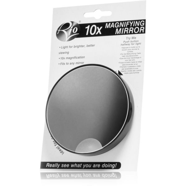 RIO RIO 10x Magnifying Mirror povećavajuće zrcalo s vakuumskim držačima 1 kom