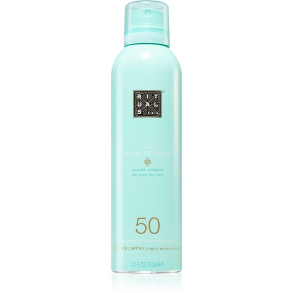 Rituals Rituals The Ritual Of Karma mlijeko za sunčanje u spreju SPF 50 200 ml