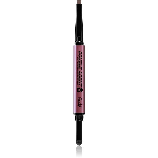Rude Cosmetics Rude Cosmetics Double Agent dvostrana olovka za obrve nijansa Hazel 0.6 g