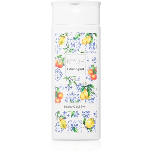 RYOR RYOR Citrus Spirit gel za tuširanje 3 u 1 200 ml