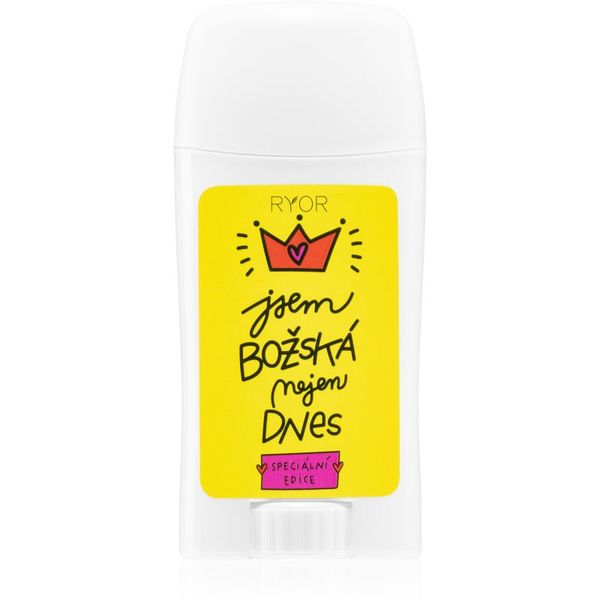 RYOR RYOR PuraVida Jsem BOŽSKÁ kremasti dezodorans za žene 50 ml