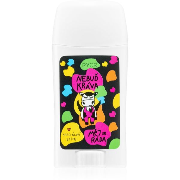 RYOR RYOR PuraVida Nebuď KRÁVA kremasti dezodorans za žene 50 ml