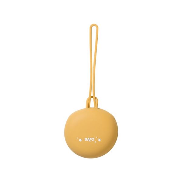 Saro Baby Saro Baby Silicone Pacifier Holder Box kutijica za dudu Mustard 1 kom