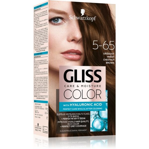 Schwarzkopf Schwarzkopf Gliss Color trajna boja za kosu nijansa 5-65 Chestnut Brown 1 kom