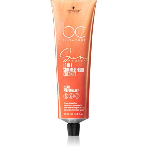 Schwarzkopf Professional Schwarzkopf Professional BC Bonacure Sun Protect 10 In 1 Summer Fluid višenamjenska krema za kosu iscrpljenu od sunca 100 ml
