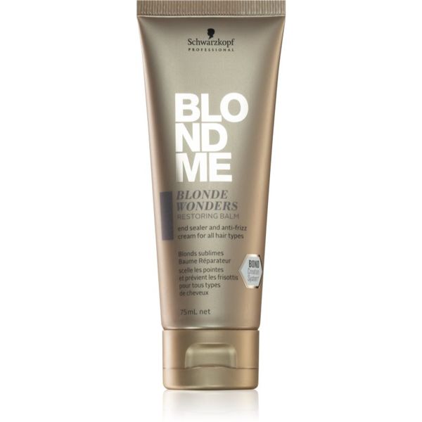 Schwarzkopf Professional Schwarzkopf Professional Blondme Blonde Wonders obnavljajući balzam za plavu i kosu s pramenovima 75 ml