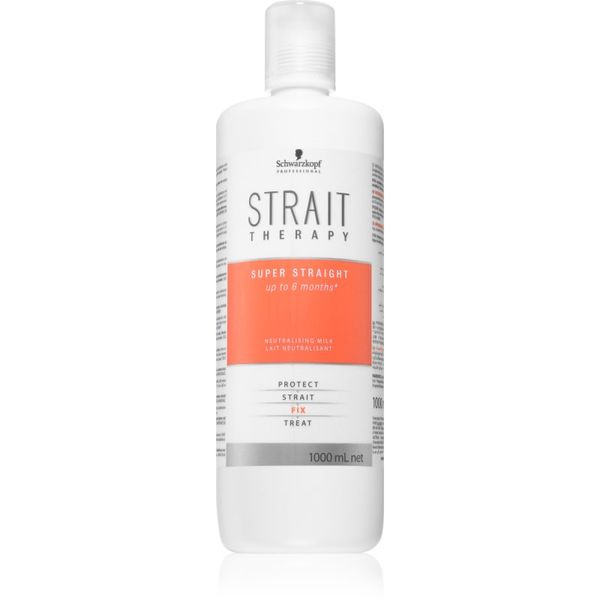 Schwarzkopf Professional Schwarzkopf Professional STRAIT Therapy Neutralising Milk mlijeko za kosu za učvršćivanje i oblik 1000 ml