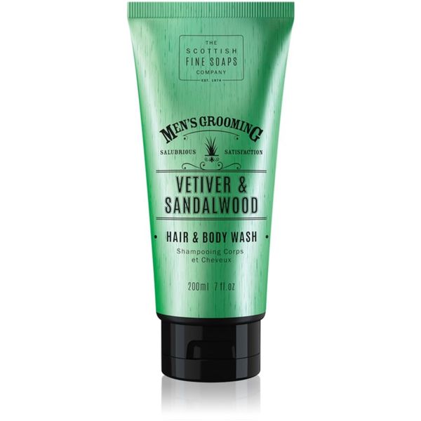 Scottish Fine Soaps Scottish Fine Soaps Men’s Grooming Vetiver & Sandalwood gel za pranje tijela i kose za muškarce 200 ml