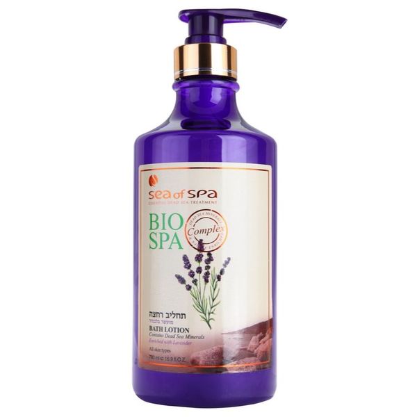 Sea of Spa Sea of Spa Bio Spa Lavender krema za tuširanje i kupku s mineralima iz mrtvog mora 780 ml