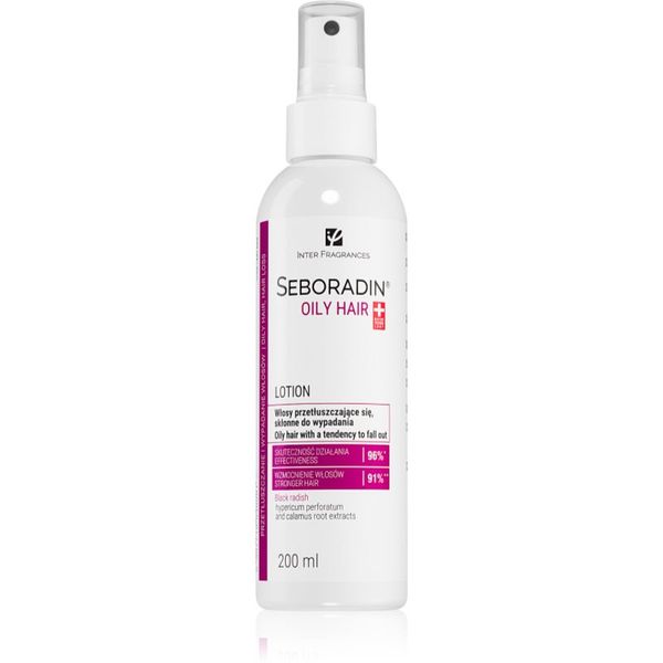 Seboradin Seboradin Oily Hair njega bez ispiranja za jačanje protiv peruti i opadanja kose 200 ml