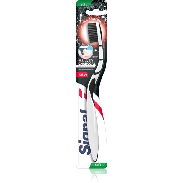 Signal Signal Natural Elements Silver Charcoal četkica za zube soft 1 kom