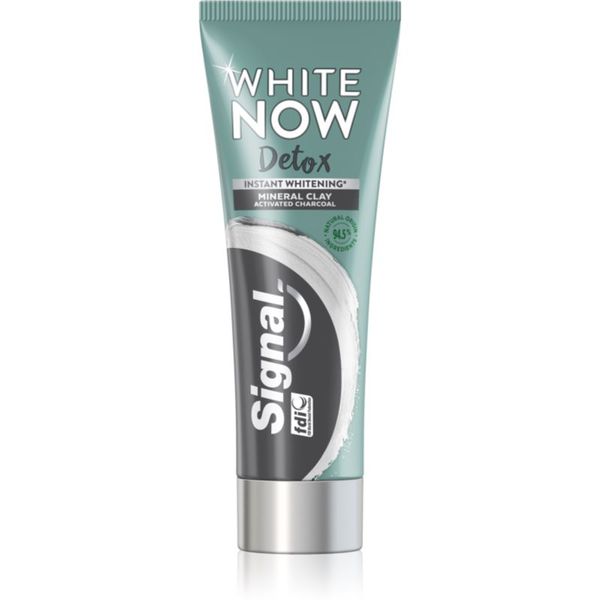 Signal Signal White Now Detox Charcoal pasta za izbjeljivanje s aktivnim ugljenom 75 ml