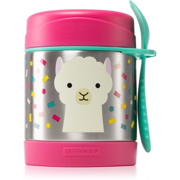 Skip Hop Skip Hop Zoo Llama termosica sa žličicom 12m+ 325 ml