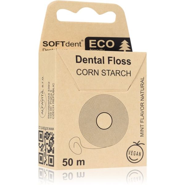 SOFTdent SOFTdent ECO Corn Starch zubni konac Mint 50 m