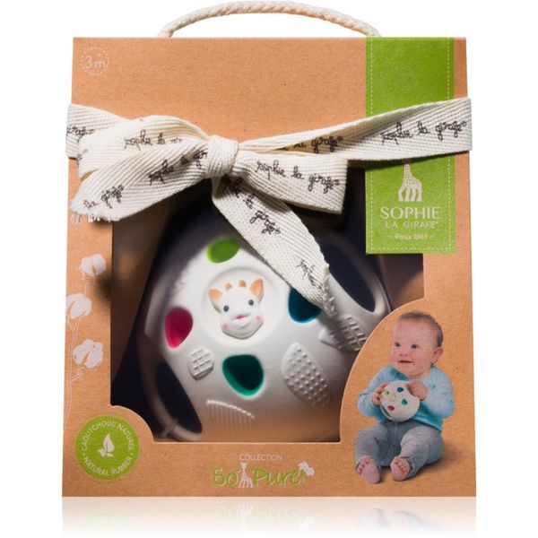 Sophie La Girafe Sophie La Girafe Vulli Senso Ball loptica kontrastnih boja 3m+ 1 kom