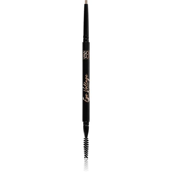 SOSU Cosmetics SOSU Cosmetics Eye Voltage precizna olovka za obrve sa četkicom 2 u 1 nijansa Medium Warm 0,1 g