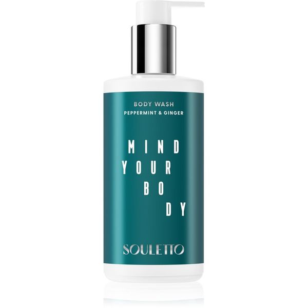 Souletto Souletto Peppermint & Ginger Body Wash relaksirajući gel za tuširanje 300 ml