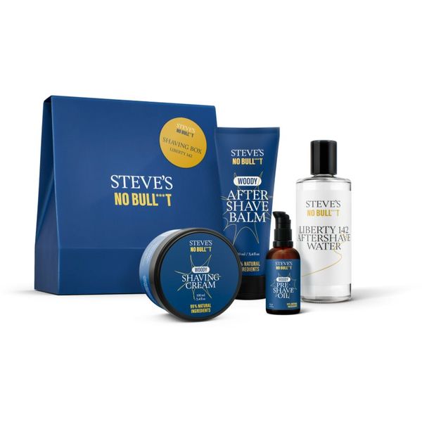 Steve's Steve's No Bull***t Shaving Box Liberty 142 poklon set (za brijanje) za muškarce