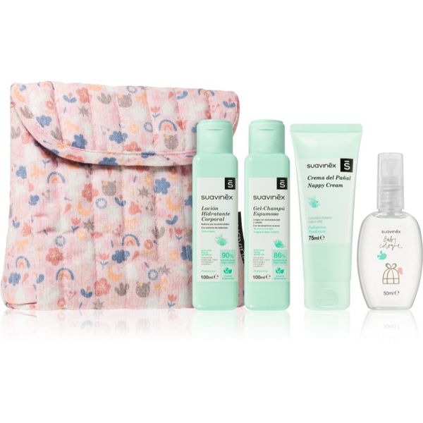 Suavinex Suavinex Baby Care Essentials Set Pink putni set (za djecu)