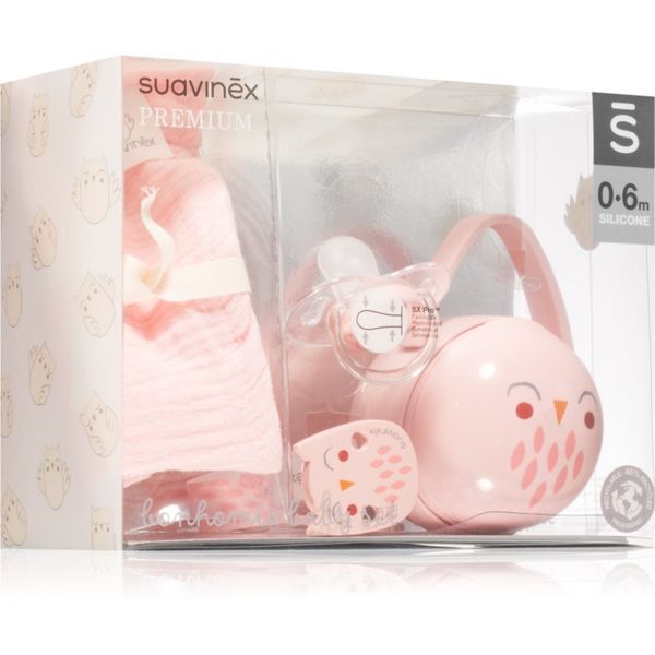 Suavinex Suavinex Bonhomia Gift Set Pink poklon set (za djecu od rođenja)