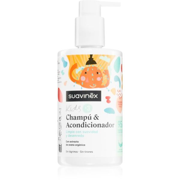 Suavinex Suavinex Kids Shampoo & Conditioner šampon i regenerator 2 u 1 za djecu 3 y+ 300 ml
