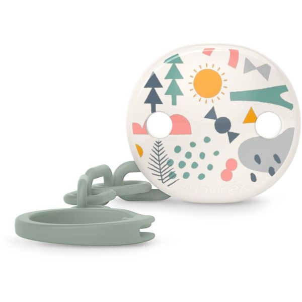 Suavinex Suavinex Walk Soother Clip kopča za dudu Green 1 kom