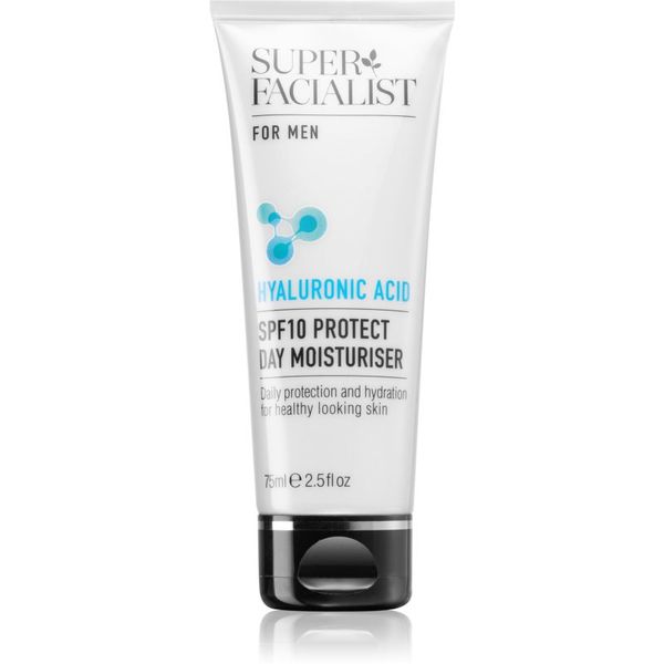 Super Facialist Super Facialist For Men Hyaluronic Acid dnevna hidratantna krema SPF 10 za muškarce 75 ml