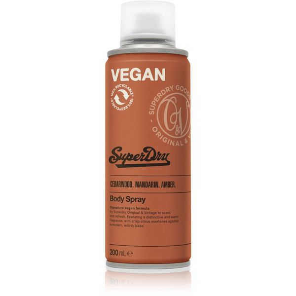 Superdry Superdry Cedarwood. Mandarin. Amber. sprej za tijelo za muškarce 200 ml
